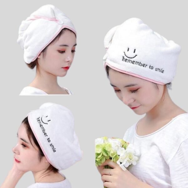 Hair Dry Towel Cap - Image 1