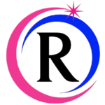 Logo of Rupness Brand featuring a stylized letter R with a crescent design and star.