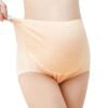 High waist maternity panty designed for comfort during pregnancy, shown being adjusted.